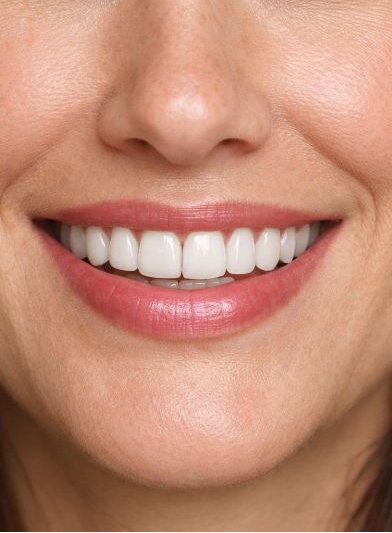Después: Sonrisa antes y después del tratamiento de estética dental